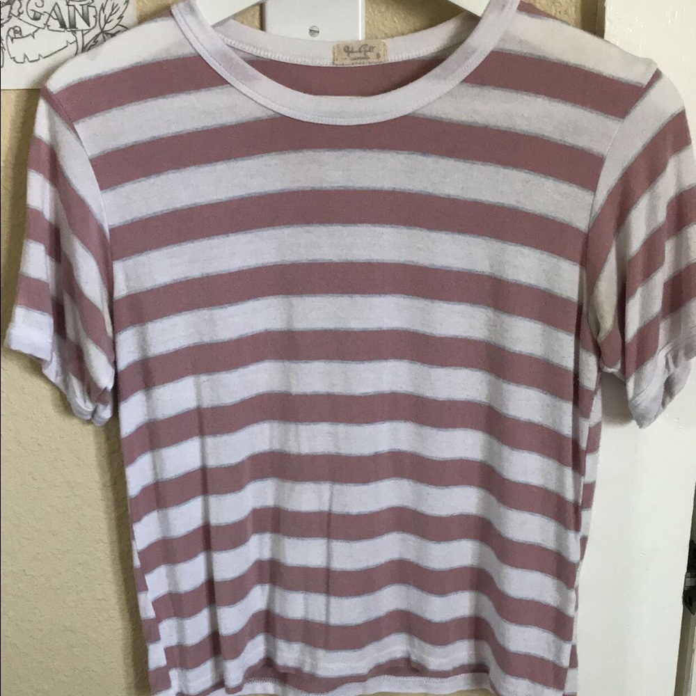 Stripped Crop Top